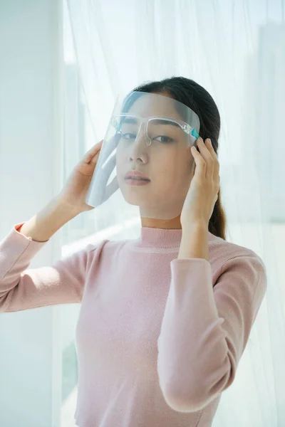 Nueva Moda Normal Mujer Tailandesa Asiática Pelo Largo Oscuro Con —  Fotos de Stock