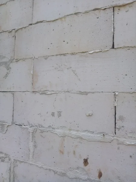 Bare Cement Concrete Bricks Arrangement Wall — Stock Photo, Image