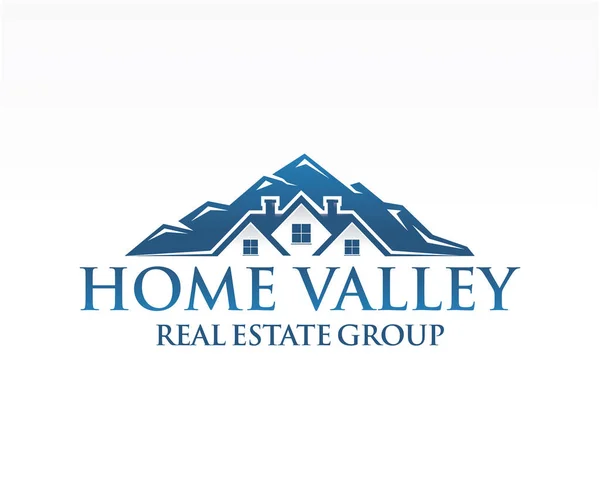 Horský Domov Nemovitostí Domácí Logo Vektor — Stockový vektor