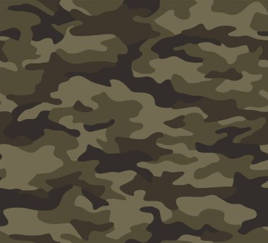 Askeri tekstil için tam kusursuz kamuflaj dokusu deri modeli vektörü. Ceket Pantolonu, Gömlek ve Şort için kullanılabilir. Kumaş baskısı ve duvar kağıdı avlamak için ordu kamuflaj tasarımı. 