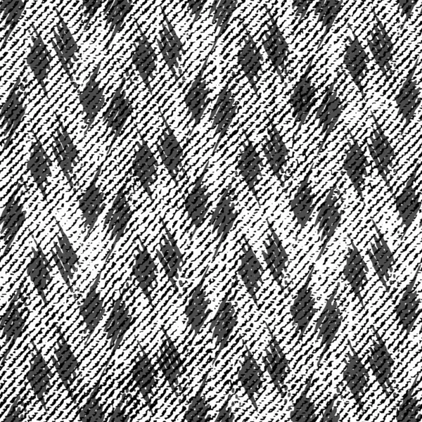 Volledige Naadloze Zwart Wit Textuur Patroon Vector Voor Decoratie Noodgedwongen — Stockvector
