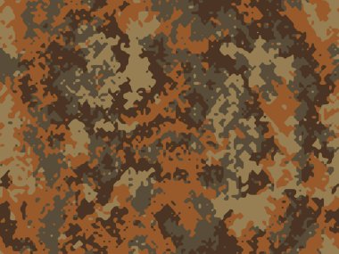 Dekor ve tekstil için kusursuz, soyut askeri kamuflaj deri modeli vektörü. Tekstil kumaş baskı ve duvar kağıdı avlamak için ordu maskeleme tasarımı. Moda ve ev tasarımı için tasarım.