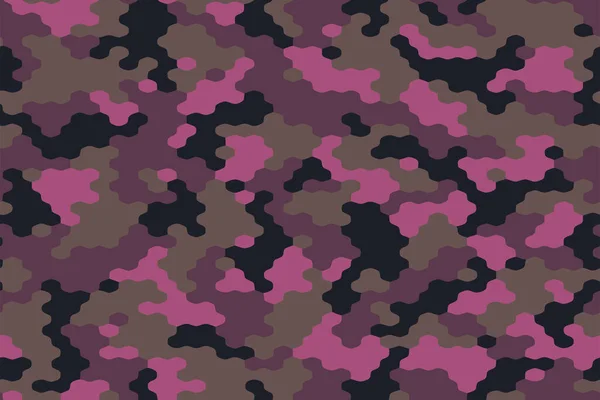 Vecteur Motif Peau Camouflage Militaire Abstrait Sans Couture Complet Pour — Image vectorielle