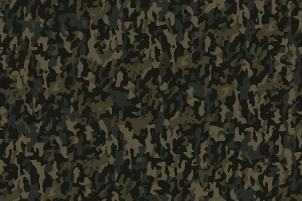 Volledige Naadloze Abstracte Militaire Camouflage Huidpatroon Vector Voor Decor Textiel — Stockvector