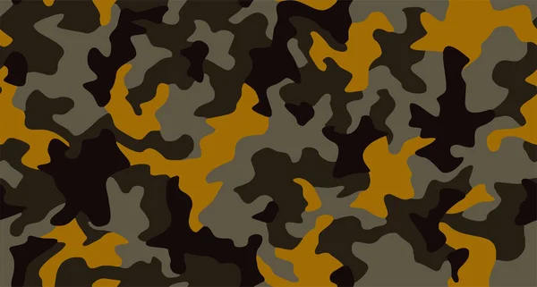 Volledige Naadloze Abstracte Militaire Camouflage Huidpatroon Vector Voor Decor Textiel — Stockvector
