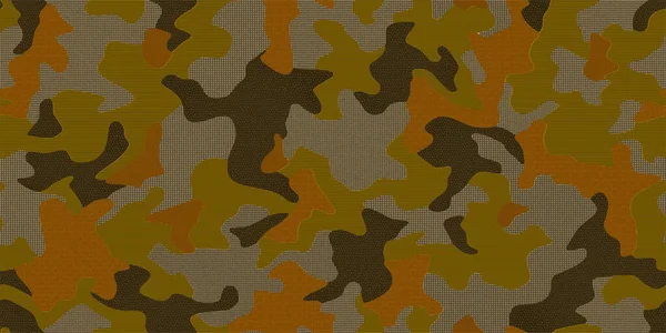 Vetor Padrão Pele Camuflagem Militar Abstrato Sem Costura Completo Para —  Vetores de Stock