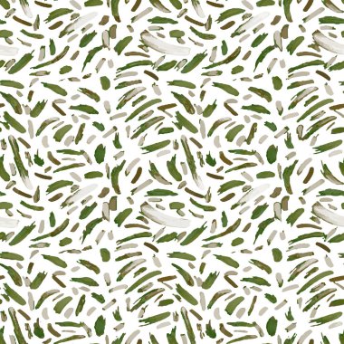 Dekor ve tekstil için kusursuz, soyut fırça darbeleri desen vektörü. Kızların erkek kıyafetleri için doku örneği. Tekstil için çok renkli duvar kağıtları. Moda tarzı kumaş baskısı.