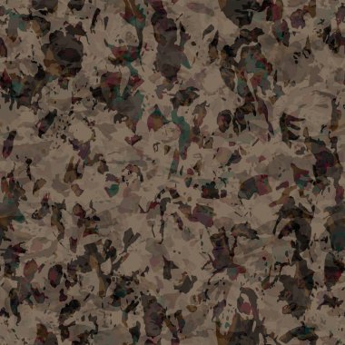 Eksiksiz haki rengi kamuflaj desen vektörü. Tekstil kumaş baskı ve duvar kâğıdı için ordu deri tasarımı. Moda ve ev tasarımı için tasarım.
