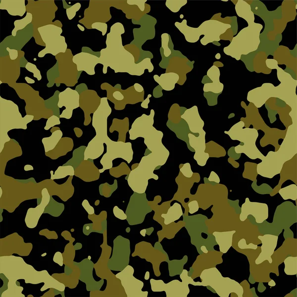 Vollständige Nahtlose Camouflage Textur Hautmustervektor Für Militärische Textilien Verwendbar Für — Stockvektor