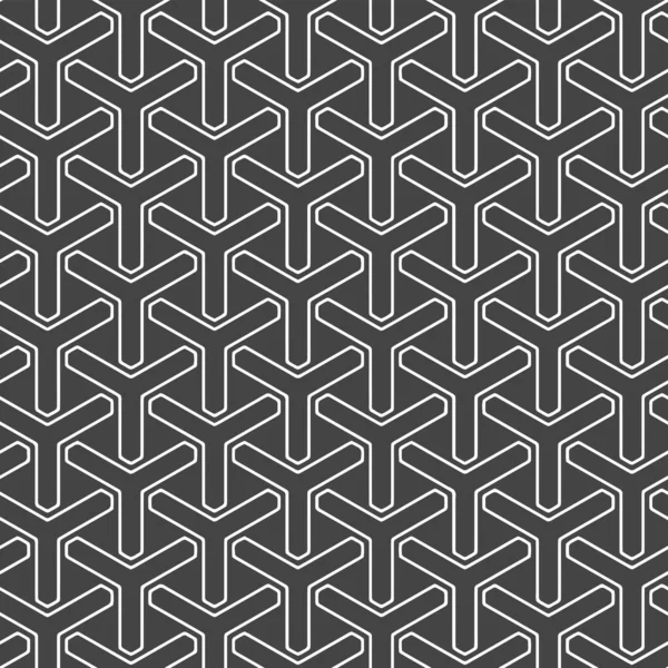 Kompletny Czarno Biały Wzór Tekstury Druku Dekoracyjnego Tekstylnego Abstrakcyjny Model — Wektor stockowy