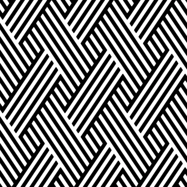 Dekor ve tekstil için kusursuz modern geometrik desen. Tekstil kumaş baskı ve duvar kağıdı için siyah beyaz çizgiler. Moda ve ev tasarımı için soyut çok amaçlı model tasarımı