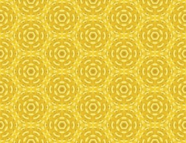 Sarı bir çiçek motif ile Dikişsiz soyut raster desen