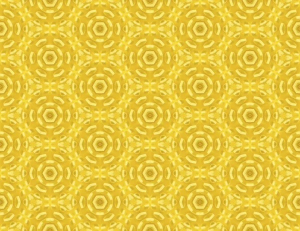 Patrón Trama Abstracta Sin Costuras Con Motivo Una Flor Amarilla — Foto de Stock