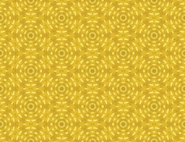 Sarı bir çiçek motif ile Dikişsiz soyut raster desen