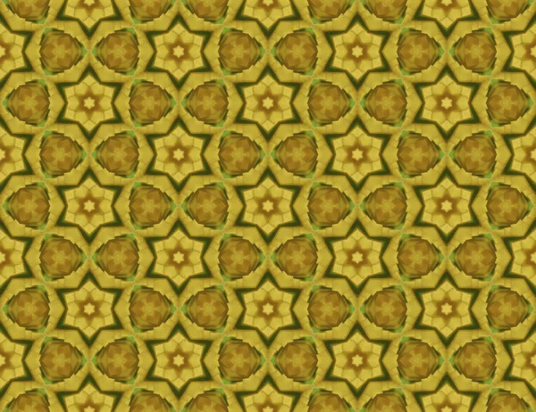 Sarı bir çiçek motif ile Dikişsiz soyut raster desen