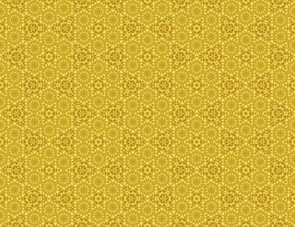 Sarı bir çiçek motif ile Dikişsiz soyut raster desen