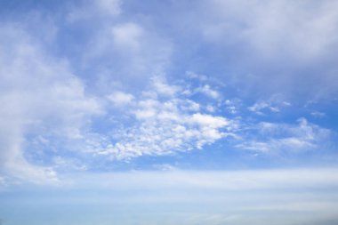 mavi gökyüzü hava arka planda beyaz bulut