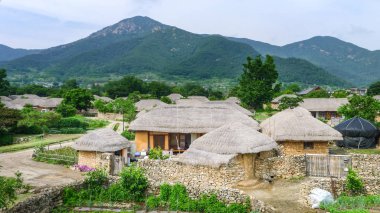 Nagan Eupseong halk köyü, Kore.