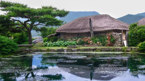 Village Folklorique Nagan Eupseong Corée — Photo