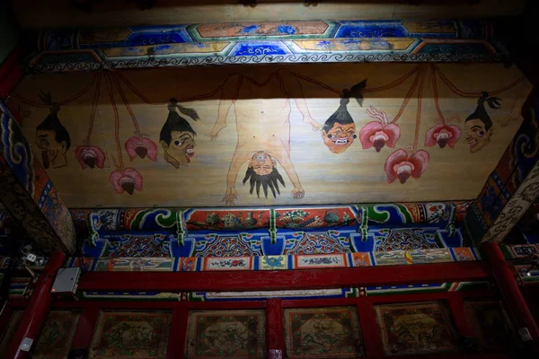 モンゴル ウランバートル 2016年8月11日 仏教寺院内 — ストック写真