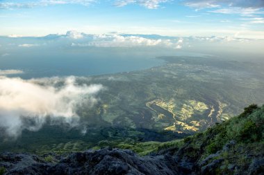Mayon Volcano'da Yürüyüş, Filipinler.