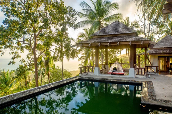 Samui Tayland Şubat 2017 Terk Edilmiş Otel Tatil Köyü Içinde — Stok fotoğraf