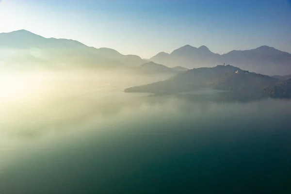 View on sun moon lake on Taiwan