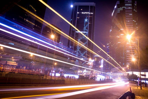 Hong Kong Noche China — Foto de Stock