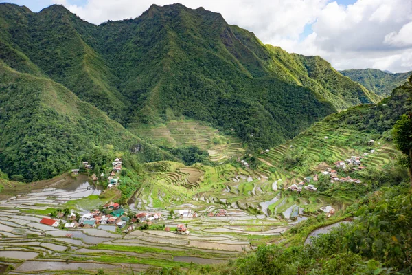 Terrazas Arroz Pueblo Banaue Filipinas —  Fotos de Stock