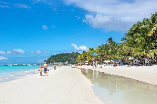 Yapak Filippijnen November 2016 Uitzicht Boracay Beach — Stockfoto