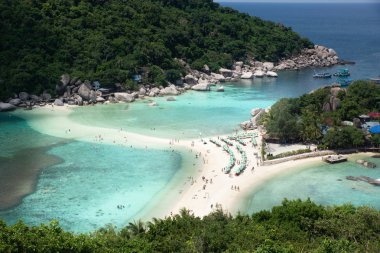 Nang Yuan adasından görünüm.