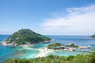 Nang Yuan adasından görünüm.