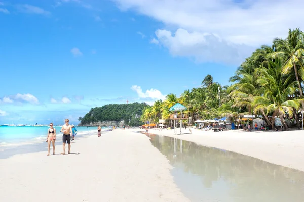 Yapak Filipinler Kasım 2016 Boracay Plajı Manzarası — Stok fotoğraf