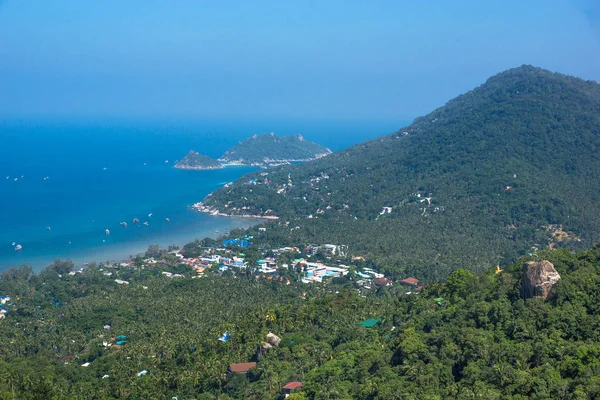 Blick Auf Das Küstengebiet Von Koh Tao — Stockfoto