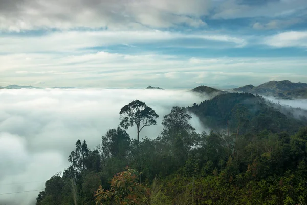 Východ Slunce Gunung Silipat Thajsko — Stock fotografie