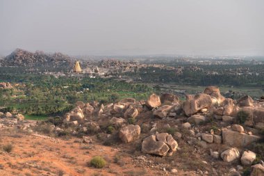 Hampi vadisi ne rendele, Hindistan. 