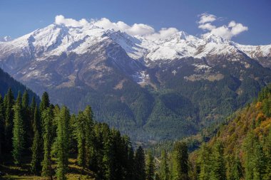 Tosh village, Hindistan'dan görünüm.