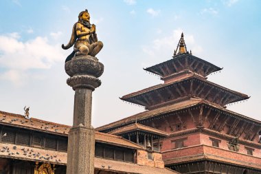 View on Patan Durbar Square clipart