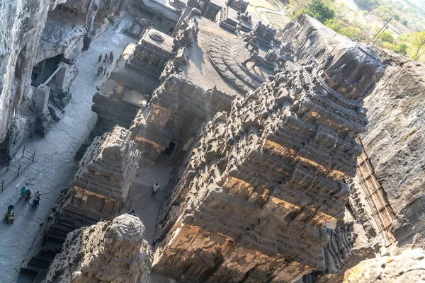 Aurangabad India February 2019 View Old Hindu Cave Temple India — Stock Photo, Image