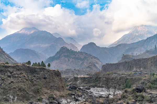Непале Вид Тропу Аннапа — стоковое фото