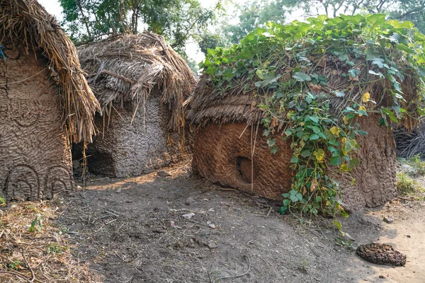 Special Houses Cow Shit India — Stock Photo, Image