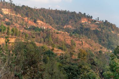 Nepal küçük uzak köy