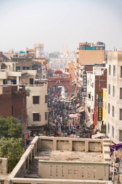 Amritsar, Hindistan - 28 Ekim 2018: Amritsar eski şehir