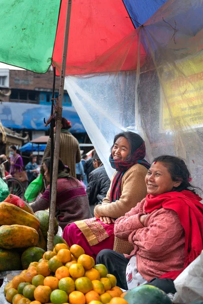 Katmandú Marzo 2019 Mercado Mercancías Nepal — Foto de Stock