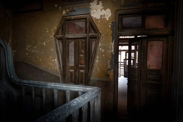 Amritsar India Octubre 2018 Casa Abandonada Amritsar —  Fotos de Stock