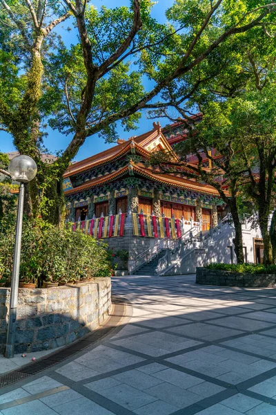 Mosteiro Budista Lin Ilha Lantau Hong Kong — Fotografia de Stock