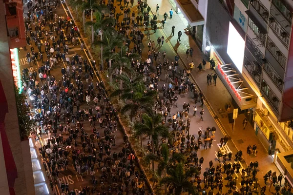 Manifestação Popular Pela Defesa Das Suas Liberdades Direitos — Fotografia de Stock