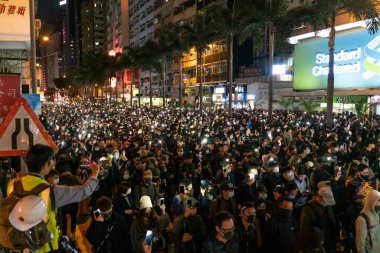 Hong Kong-11.08.2019: Halkın özgürlüklerini ve haklarını koruma mitingleri