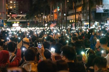 Hong Kong-11.08.2019: Halkın özgürlüklerini ve haklarını koruma mitingleri