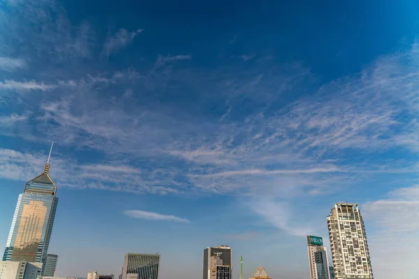 Vista Incrível Paisagem Urbana Hong Kong Cheia Arranha Céus Telhado — Fotografia de Stock